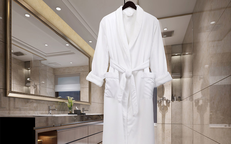 White Red Rock Hotel Casino Spa Las Vegas Robe Bathrobe Perfect! Mens Womens