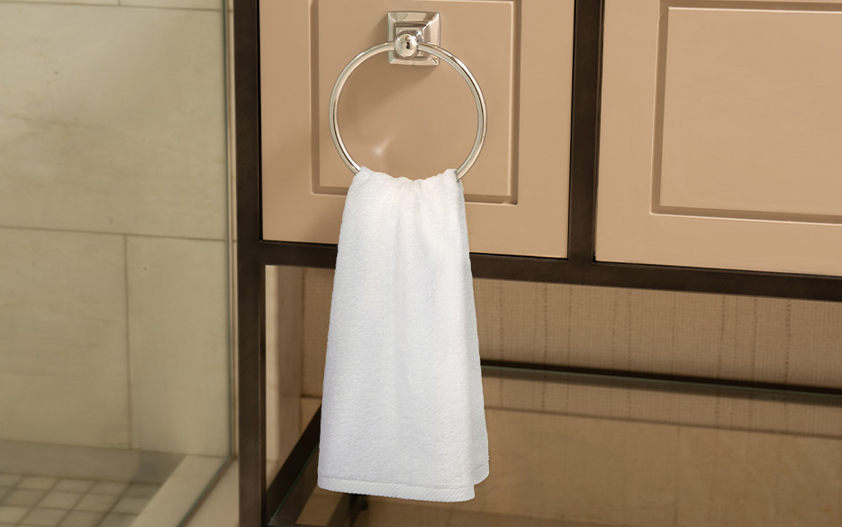 Resort 100% Cotton White Guestroom Towels