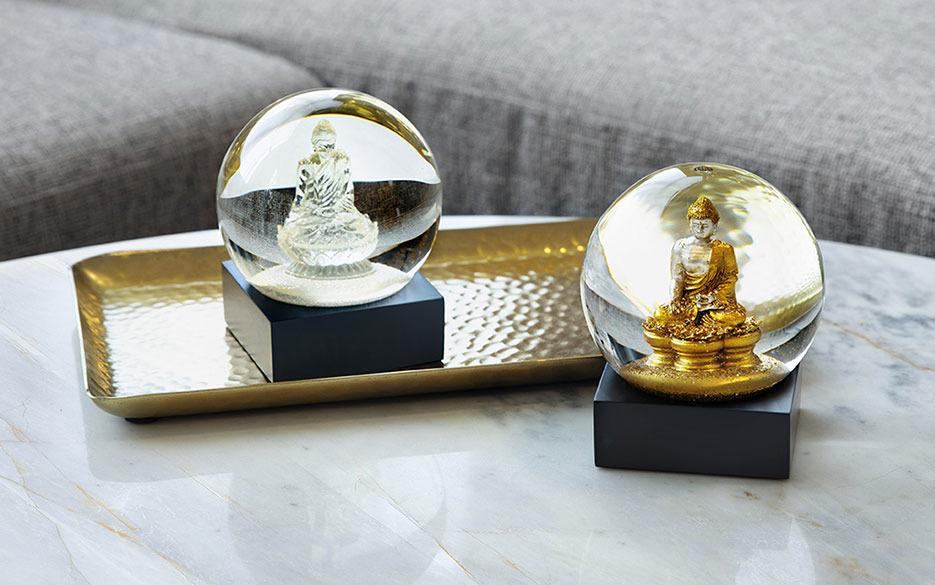 Buddha Snow Globes YMAL2